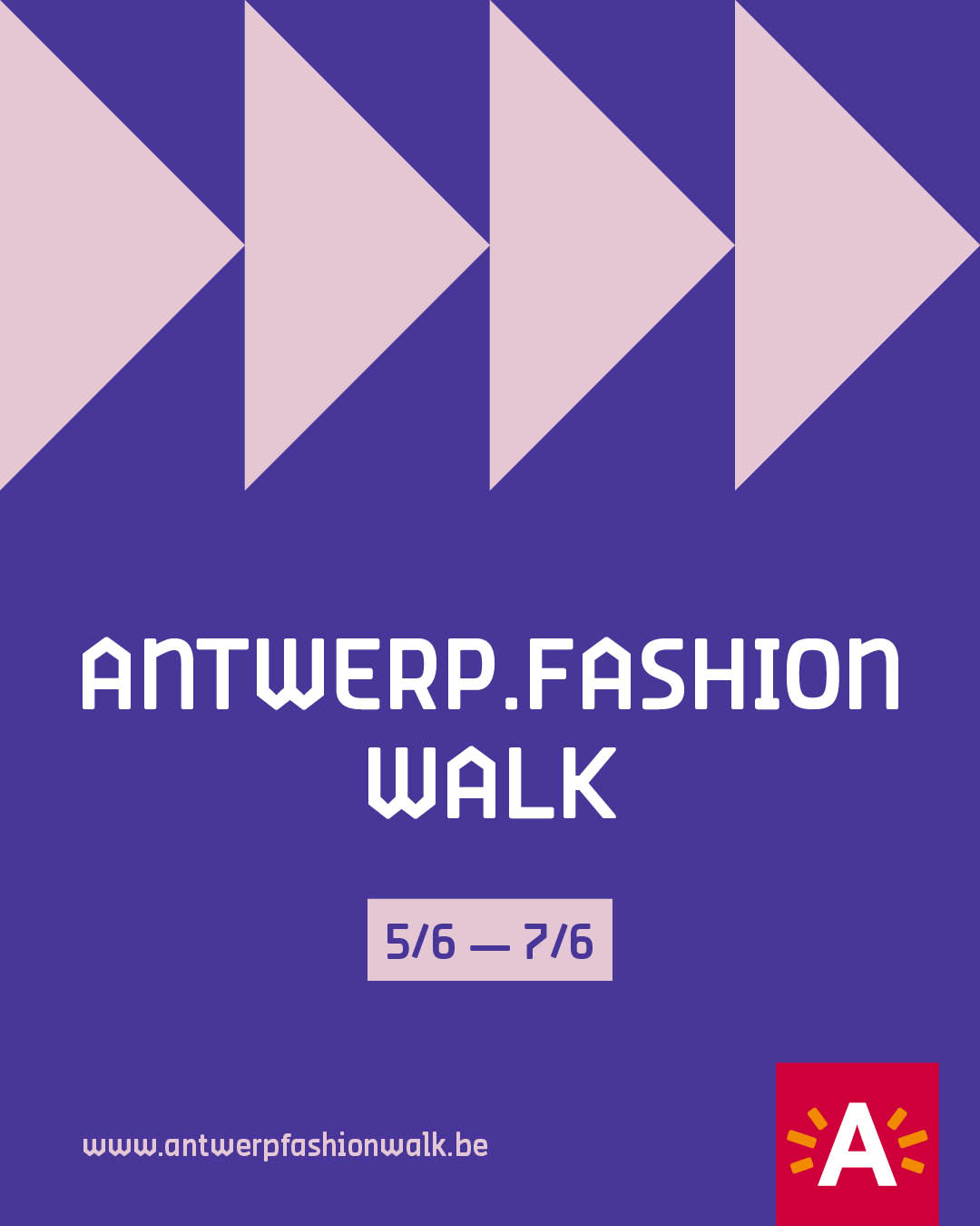 Ontdek de Antwerp.Fashion Walk van 5 t.e.m. 7 juni